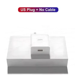 High - Power 100W SuperVOOC Fast Wall Charger with 2M USB Type - C Cable - US Charger No Cable