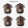 220V Intelligent Ceramic Slow Cooker with Automatic Function for Home Purple Clay Pot for Stewing Soup and Braising Meat 4