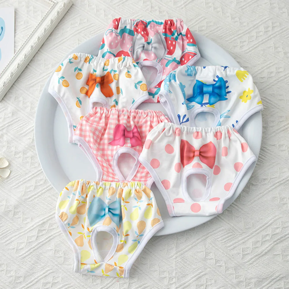 Strawberry Printing Dog Cat Diapers for Dog Diapers