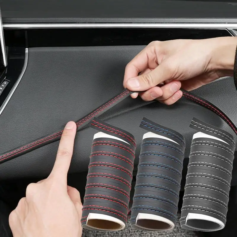 

Car Interior Moulding Trim Self-adhesive Leather Automobile Decorative Line DIY Car Interior Decoration