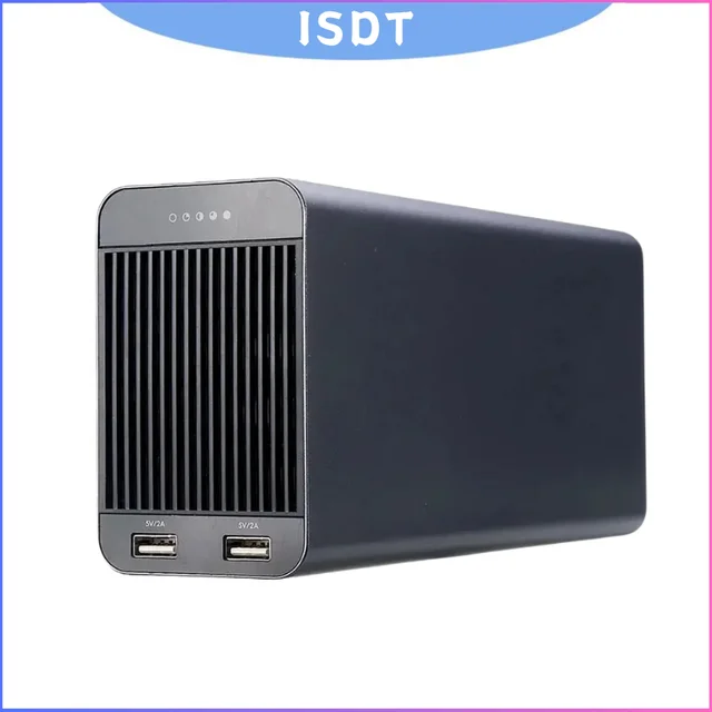 ISDT SP2425 BattGo 600W 25A LED Indicator Light Smart Power Supply Adapter With Dual USB Charging Output 1