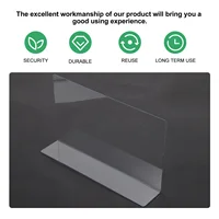 Shelf Divider Dividers Separator Clear Closet Side Goods Commodity Separators Clapboard Store T Acrylic Pvc Classification Rack 2