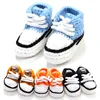 Handmade Baby Knitted Shoes for Boys Girls Soft Soled Newborn Shoes Spring Autumn Toddler Infant Boots Cute Prewalker Slippers 1