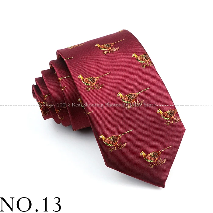 Neues Design Hochzeit Männer Krawatte Tier Blumen rot blau schwarz lila Krawatten Männer Business Drops hipping Bräutigam Kragen Zubehör Geschenk – Detail 13