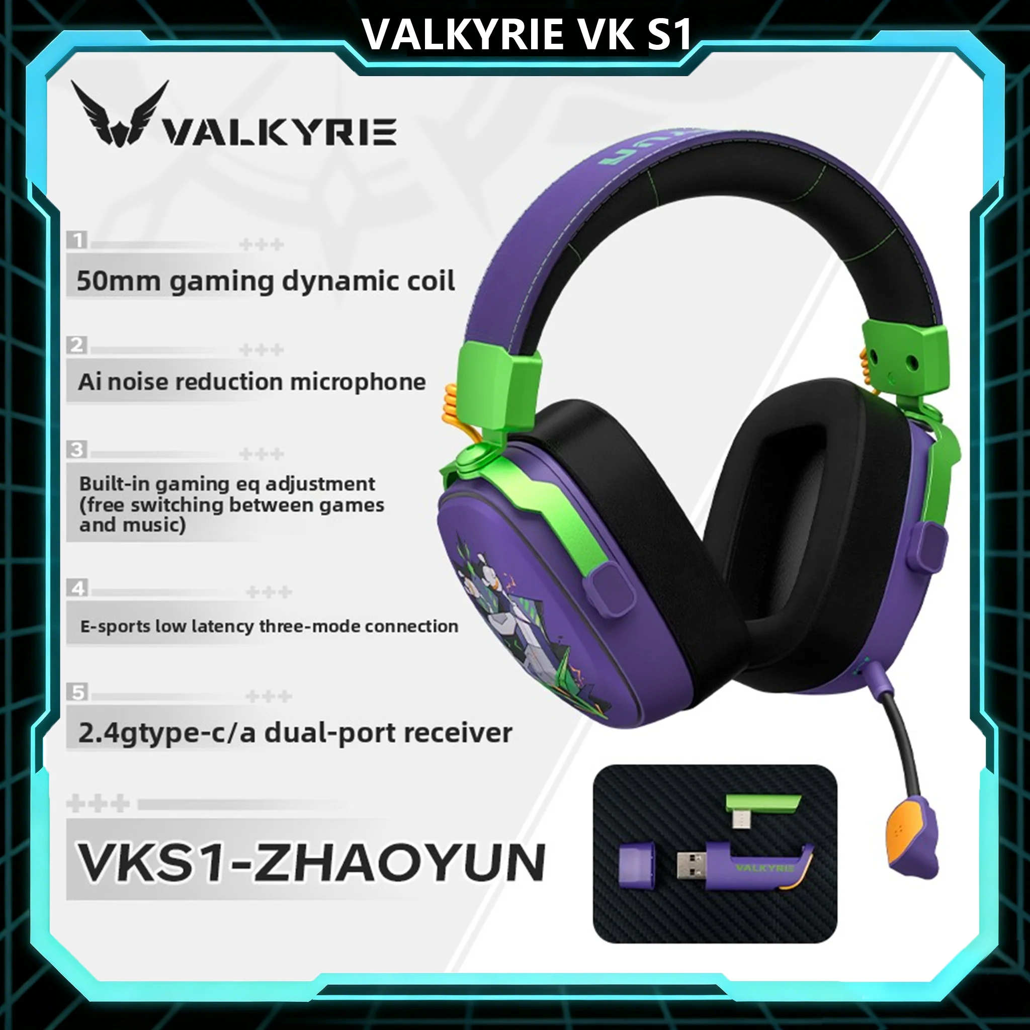 Headset Valkyrie VK S1