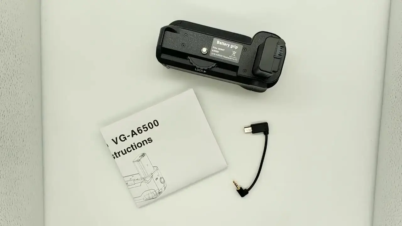 Sony ILCE-6400 Alpha 6400 a6400用バッテリーグリップ垂直電池