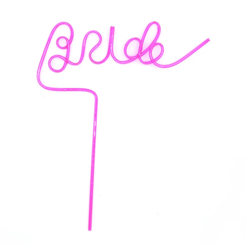 Bachelorette Party Penis Straw Wedding Bridal Shower Favors Supplies Hen Night Aldult Birthday Party Decoration Bride to be Gift