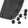 100PCS Short Post Black Steel Chicago Screw Set Cross Head For DIY Belt Loops Clips Kydex Sheaths Holsters Pouch 4