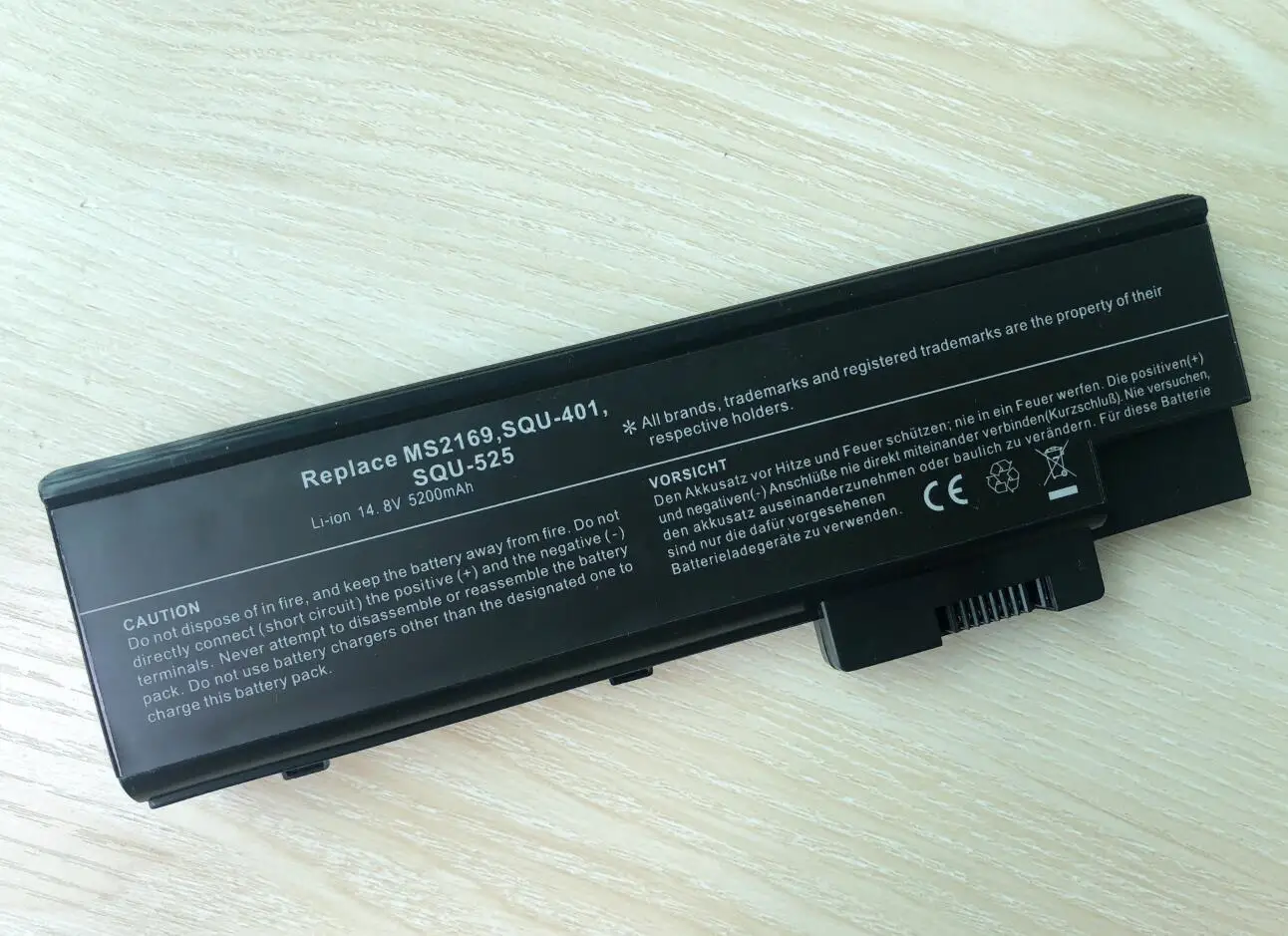 Фото Аккумулятор 14,8 в 8 элементов для Acer SQU-401 SQU-525 916C4890F Aspire 5610 5510 5670 №2
