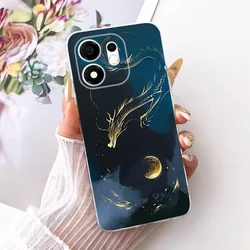 Luxury Dragon Printed Soft Silicone Protective Cover for Honor 600 Smart (TMTPU - 6308)