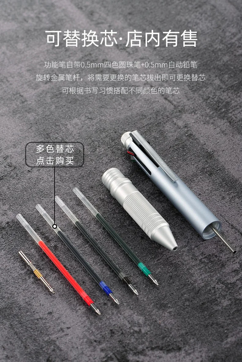 Uni Mitsubishi Multi Kugelschreiber 0,5mm Druck bleistift, Jetstream Serie 4 & 1 Zeichens tifte oder Nachfüllungen, begrenzte ästhetische Dinge – Detail 21