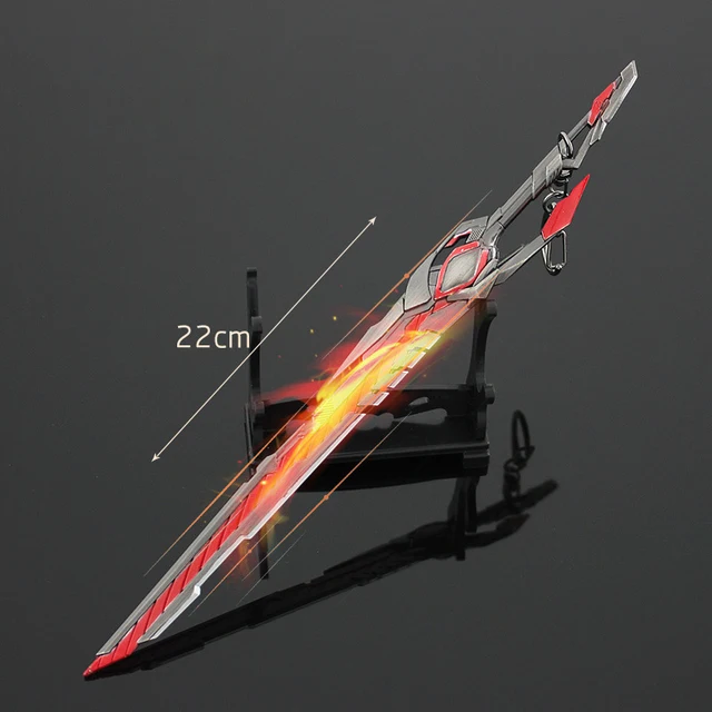 22 cm Swallowed Star sky anime around Luo Feng nine series war knife cool and handsome alloy weapon ornaments  weapon boy toys 1