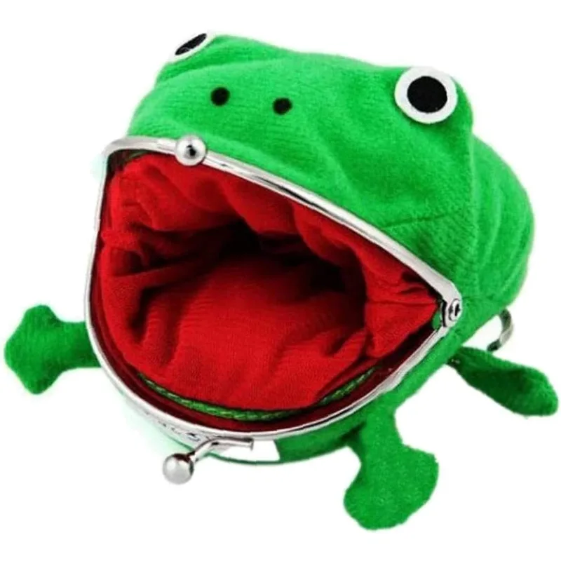 Plush Frog Coin Wallet Anime Ninja Halloween Role Playing Theme Party