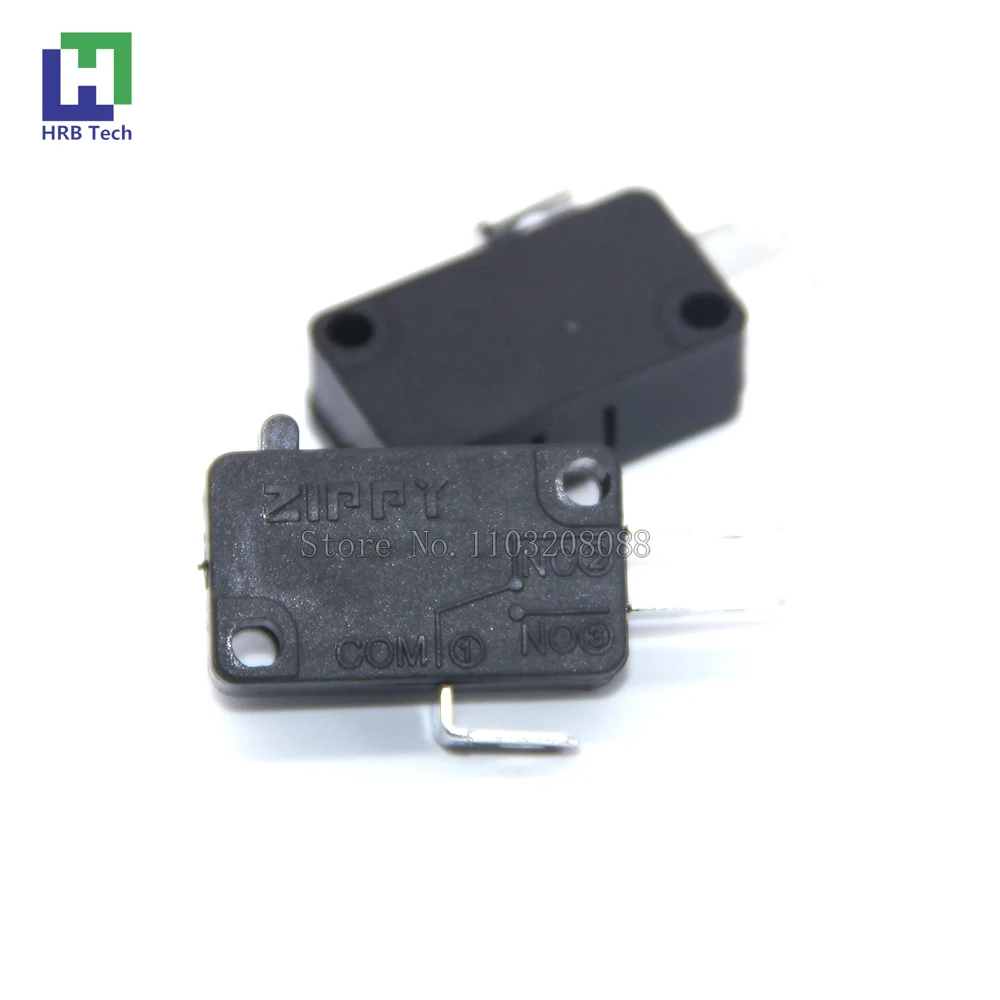 

50 PCS ZIPPY Microswitch 3pin micro switch for Arcade Push Button LED switch button Arcade Game Parts/cabinet accessories