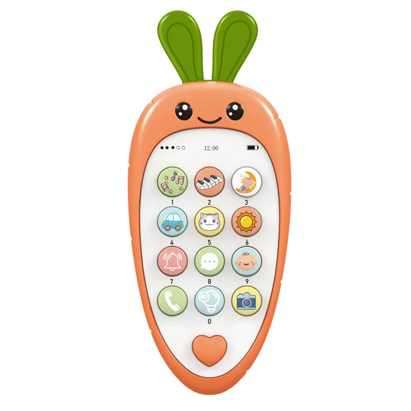 Cell Phone Toy Children's Intelligence Education Bite Smart Music Light Effect Story Learning Simulation
