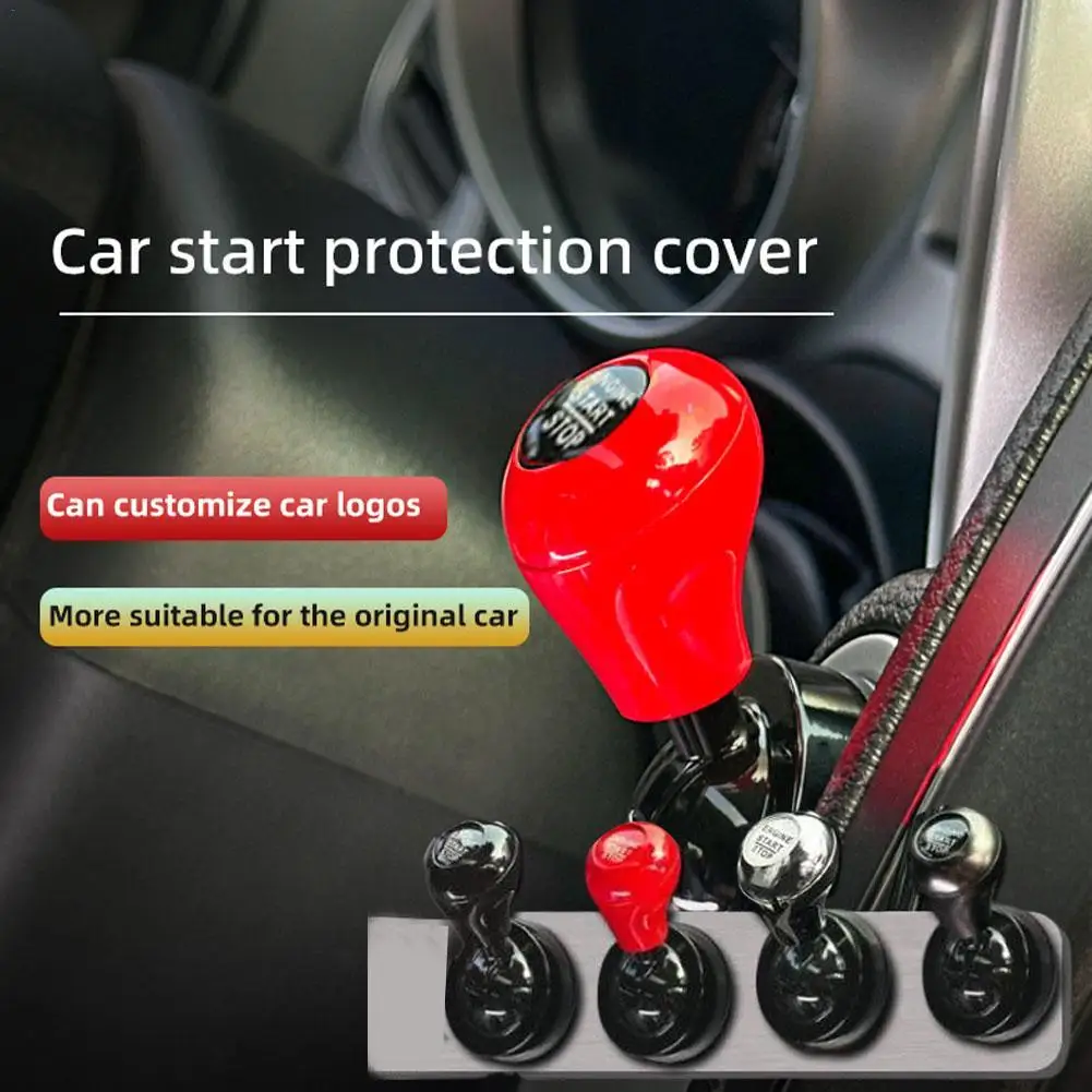 Enhanced Car Start Button Cover - Stylish Push Start Protection for Automotive Interiors