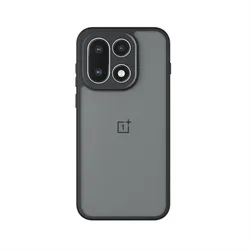 Luxury Shockproof Matte Phone Case - Durable PC + Silicone Bumper Cover for OnePlus 15 (Black)