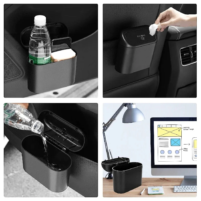 Car Trash Can Car Trash Bag 1 Pack Collapsible Pop-up Water Proof Car Trash Can