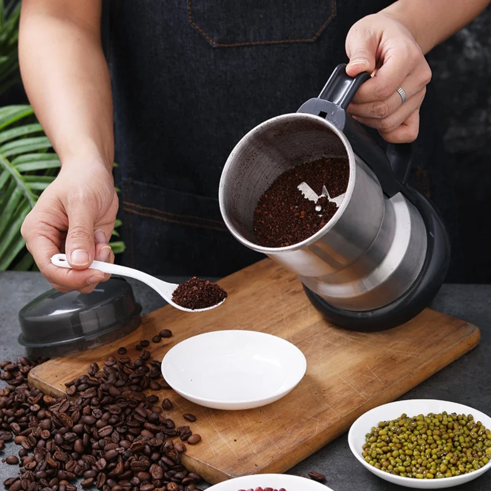 Electric Portable Grinder Household Small Grinders Medicinal Materials Pulverizer Coffee Grain Nuts Abrader Grinding Machines