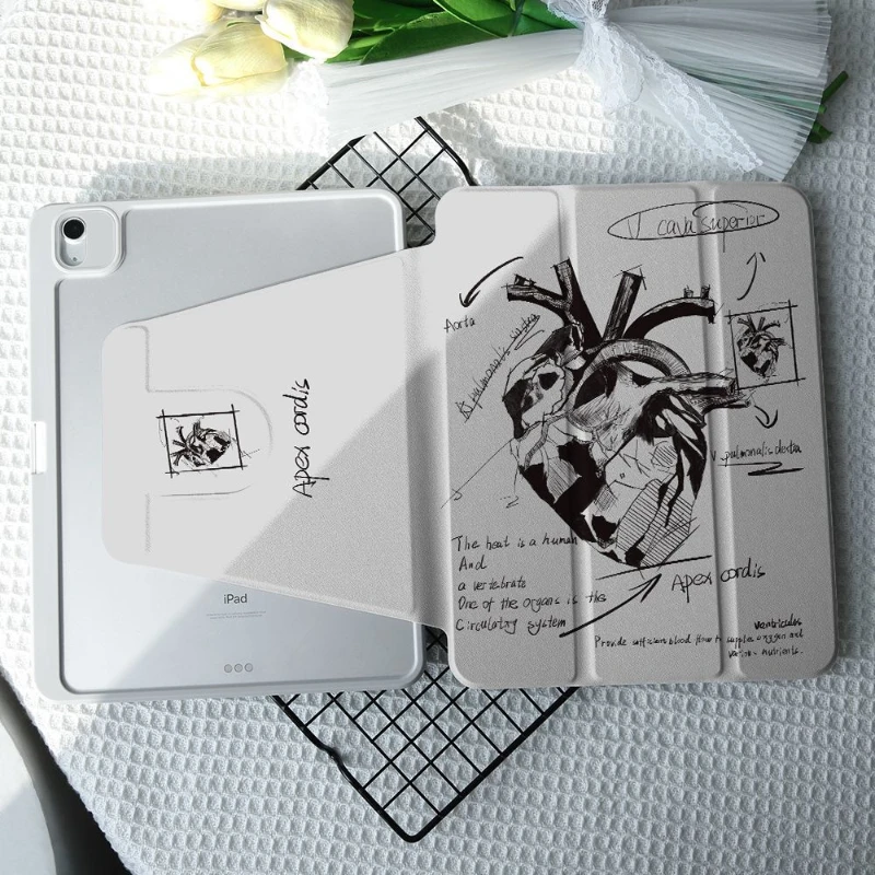 Versatile 360-Degree Rotating Protective Tablet Case