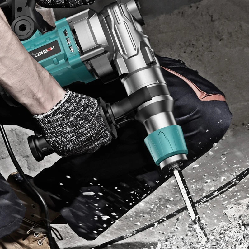 220V Rotary Electric Hammer Drill Concrete Perforator 1200W Electric Hammer/Drill/Electric Pick For Demolition Concrete Slotting electric hammer drill electric jackhammer