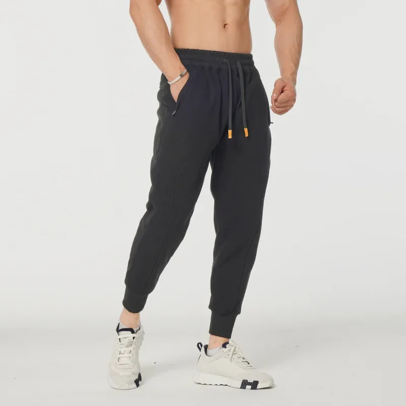 Large Size Training Fitness Sports Pants Autumn Running Casual Composite Fabric Long Trousers for Men And Women