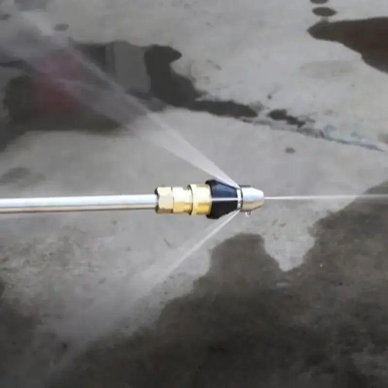 Description Picture 6 of itemHigh Pressure Sewer Cleaning Nozzle 1/4" Water Jet Sprayer Nozzle Pipeline Cleaning And Dredging Drain Cleaning Tools