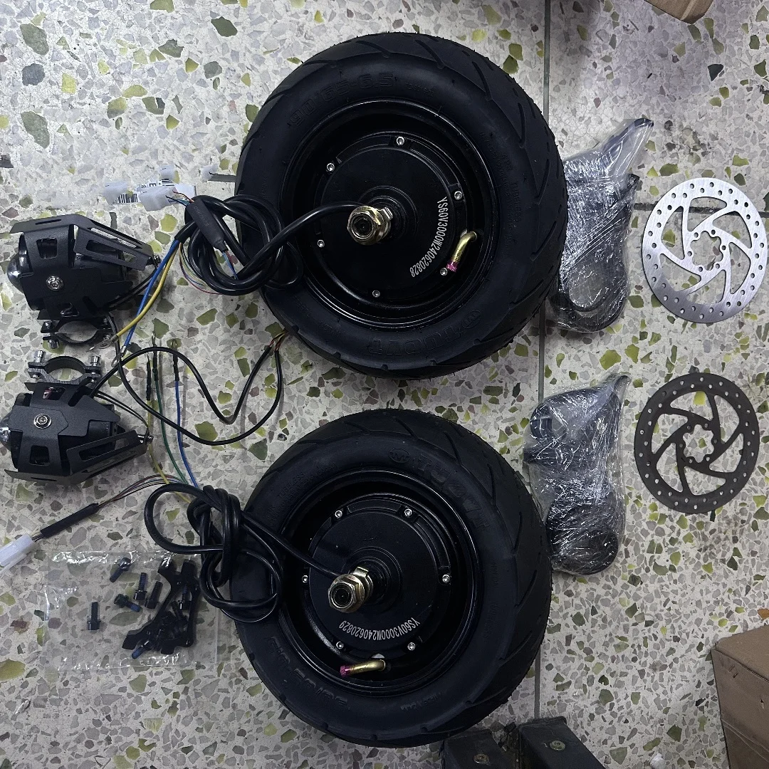 Moteur De Roue Pour Trottinette Ou Scooter électrique IRide – 36V 6,5 Pouces – Pièce Détachée Universelle Noire