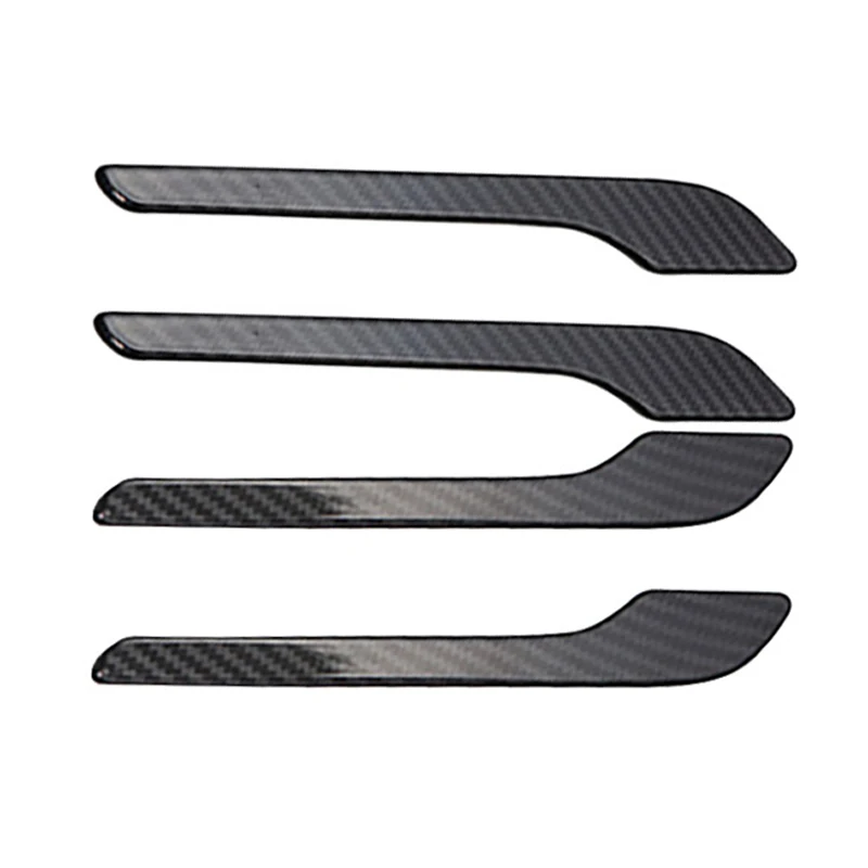 

New ModelY Car Door Handle For Model 3 2023 Model Y Accessories Door Cover Paste Model3 Carbon Fiber ABS 4Pcs/Set
