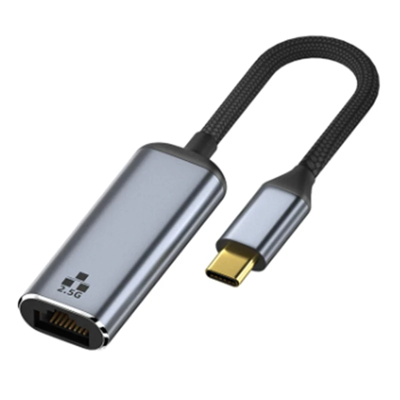 

2.5G Ethernet Adapter 2.5 Gigabit Type C To Lan RJ45 Network Card For Ipad Pro USB 3.0 Adapter