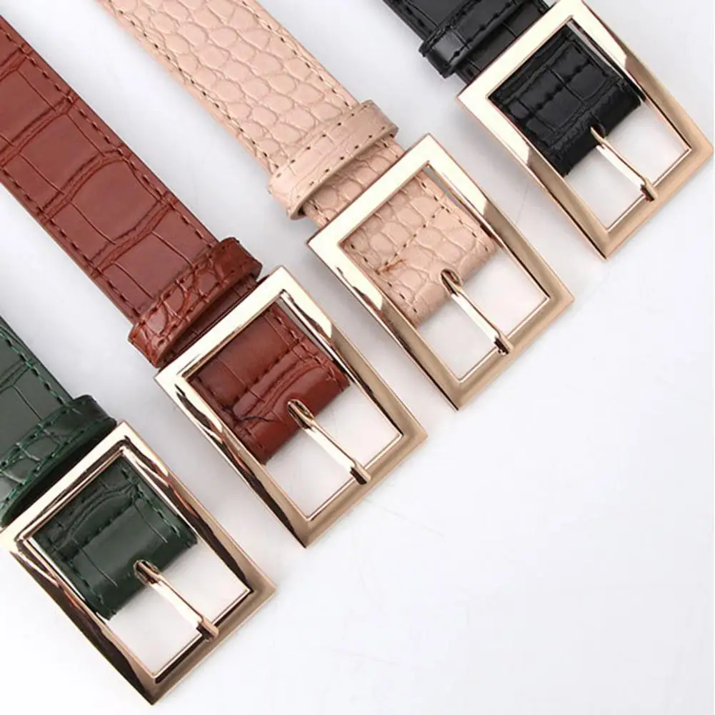 

Versatile Women Belt Stylish Metal Chain Tassel Women's Belt Adjustable Casual Imitation Leather Design for Shirts Jeans Women