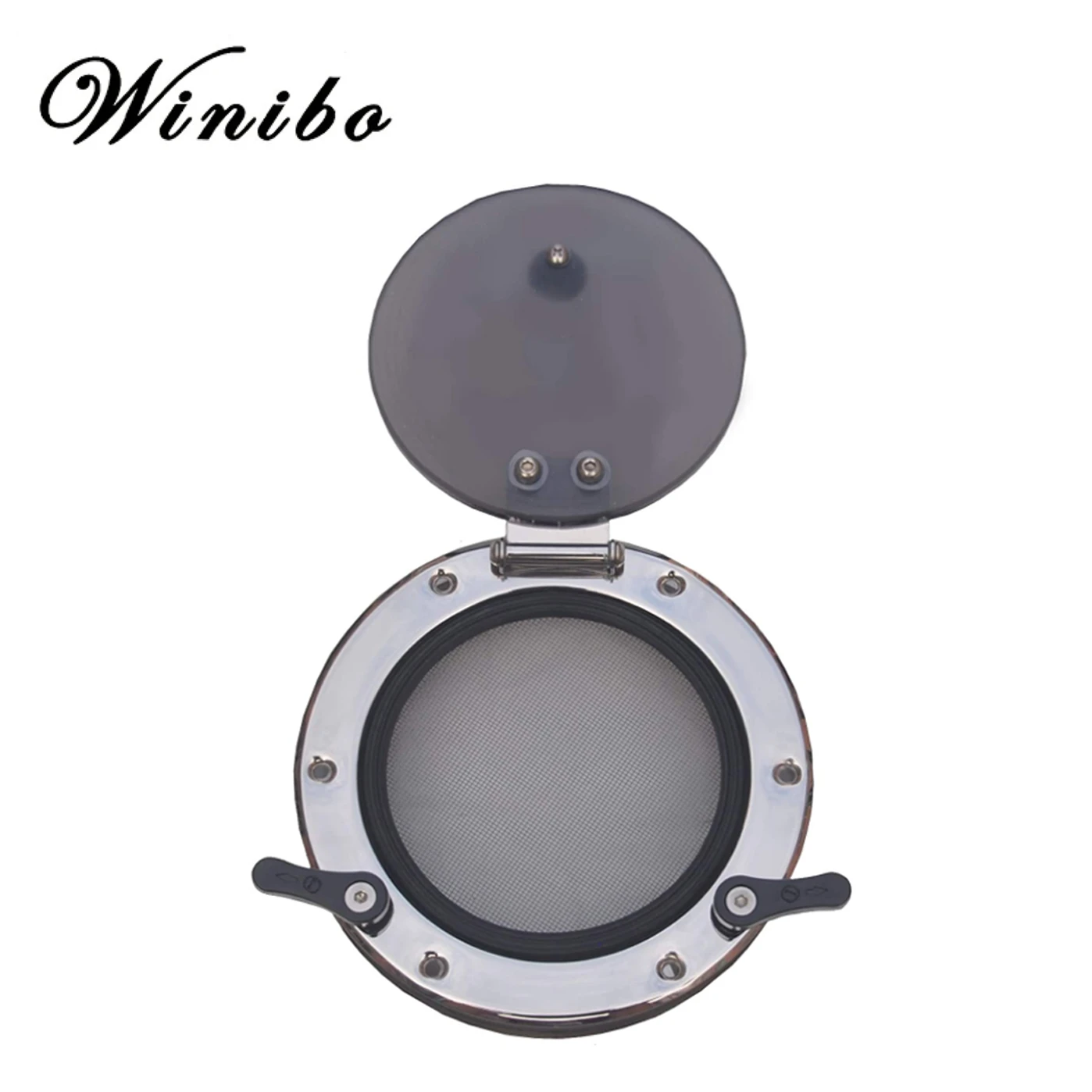 Marine Stainless Steel Round Porthole With Mosquito Screen Opening