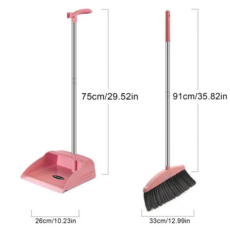 Vassoura e Dustpan Set, Escova de limpeza da colher, Vassoura mágica de poeira, Banheiro do assoalho, Produtos domésticos, Shovel Pan, Grabber, Deve ter