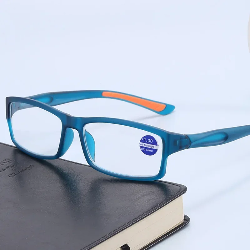 Fashion Sports Reading Glasses Elderly HD Reading Presbyopia Glasses Men European American Anti Blue Light Presbyopia Eyewear 3