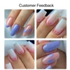 KODIES GEL Titanium Top Coat Gel Nail Polish Upgrade Super Shine Gel Top Finish  No Wipe Semi permanent UV Base Gel Foundation 5
