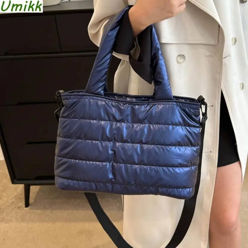 Puffer Tote Bag for Women Quilted Puffy Handbag Light Winter Down Cotton  Padded Shoulder Bag Down Padding Tote Bag - AliExpress