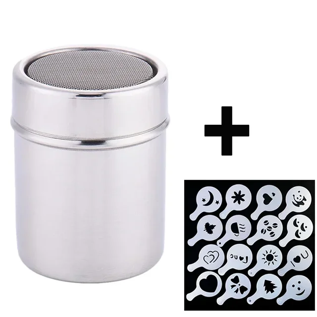 Fancy Coffee Printing Model Cappuccino Mold Latte Coffee Tools Barista Stencil Sugar Chocolate Cocoa Coffee Decor Coffee Art