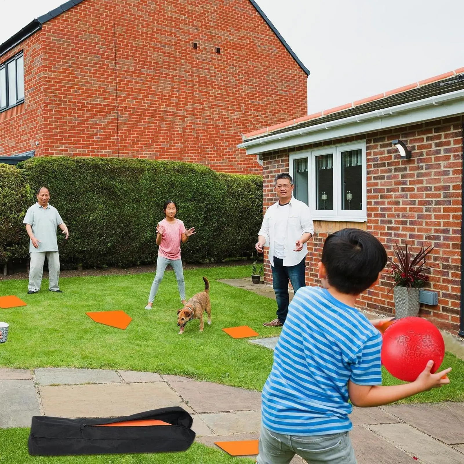 Softball Bases Set 5 Pieces Baseball Base Set With Pitching For Practice Waterproof Training Equipment With Pitching Home Plate