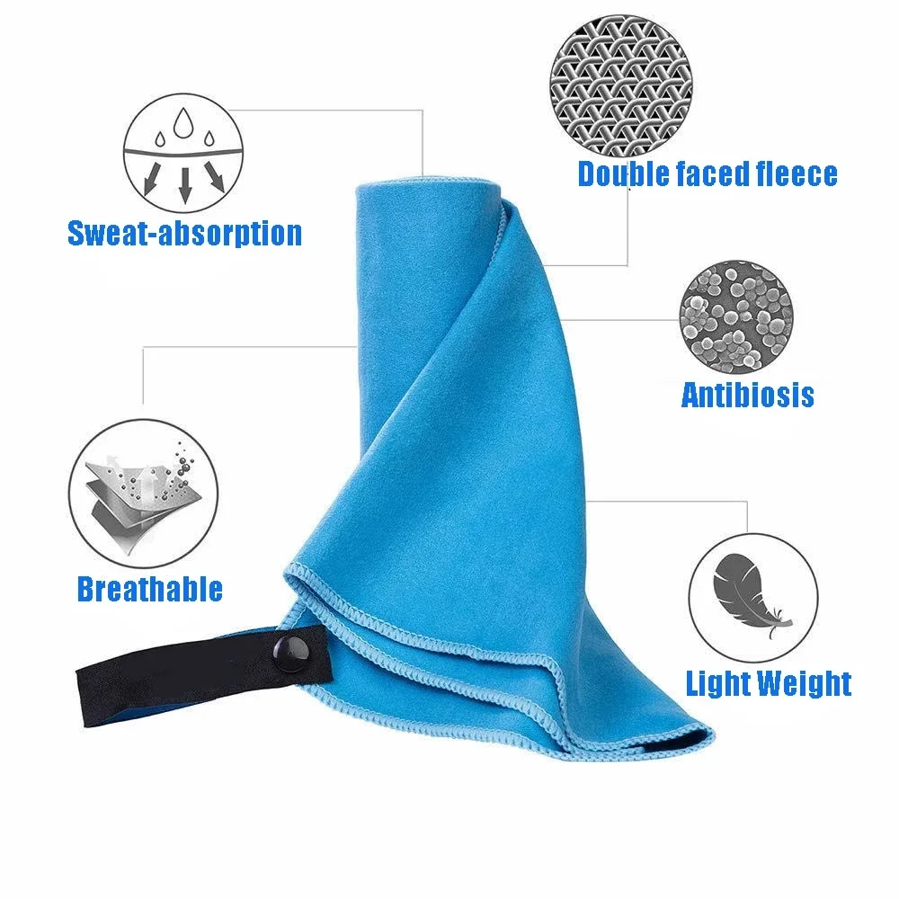 Quick Drying Microfiber Towel Portable Sport Super Absorbent Bath Beach Towel Portable Gym Towels Swimming Running Yoga Golf