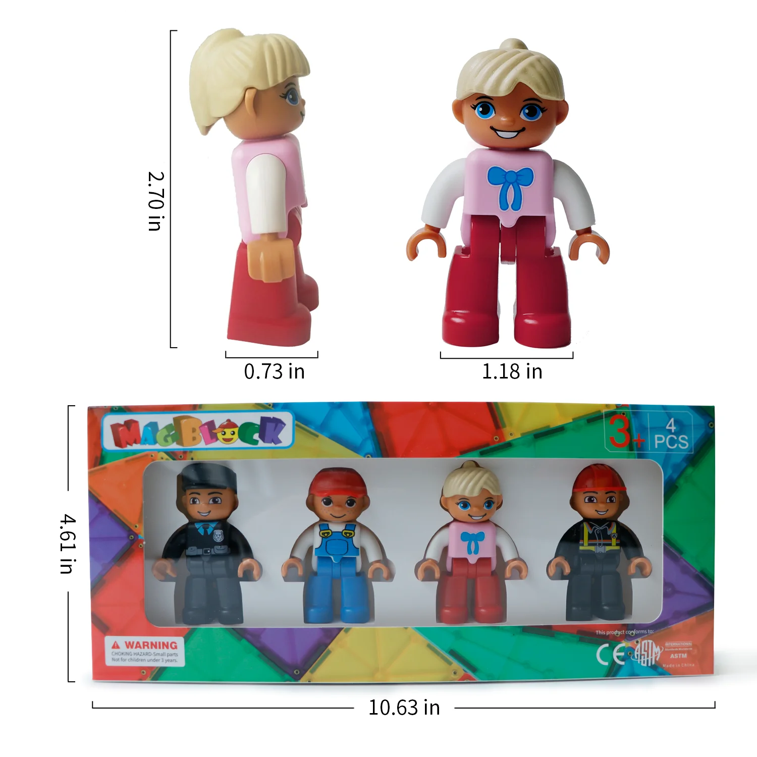 4Pcs Doll Set
