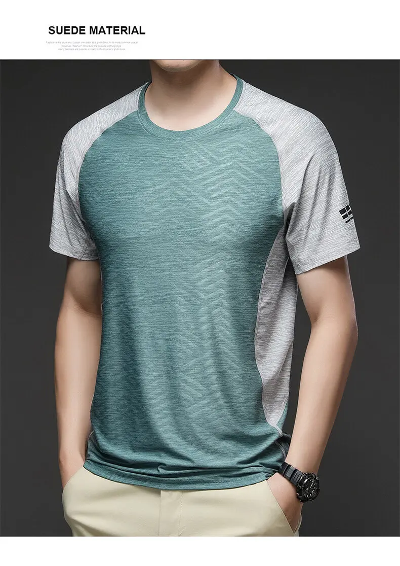 5 Pack Magliette Sportive Uomo - Traspiranti, Asciugatura Rapida, Con Strisce Riflettenti