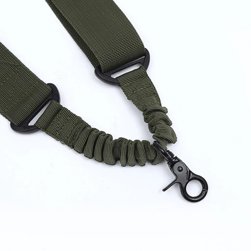 

Nylon Gun Sling Adjustable Tactical Single Point Bungee Rifle Belts Gun Airsoft