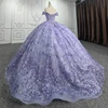 JANCEMBER Romantic Quinceanera Dresses 2024 Ball Gown Lace Flowers Purple Sweetheart Beading DY9946 robe de demoiselle d'honneur 4