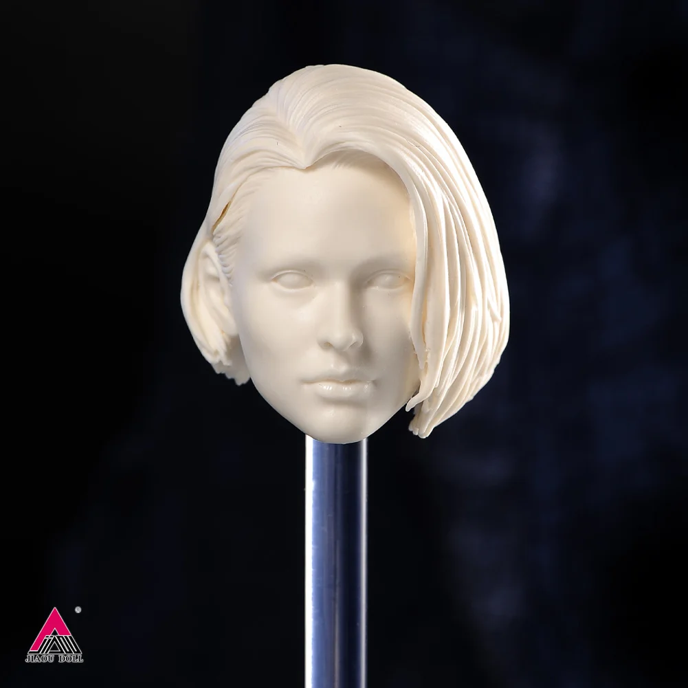 

Unpainted 1/6 Scale Jill Head Sculpt Model For 12inch Female Action Figure Dolls Painting Exercise