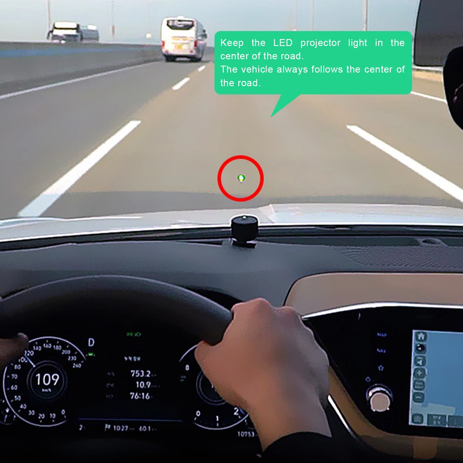Lane Departure Warner Car Driving Security Assistant Advanced Driver Assistance System Collision Avoidance Compatible With