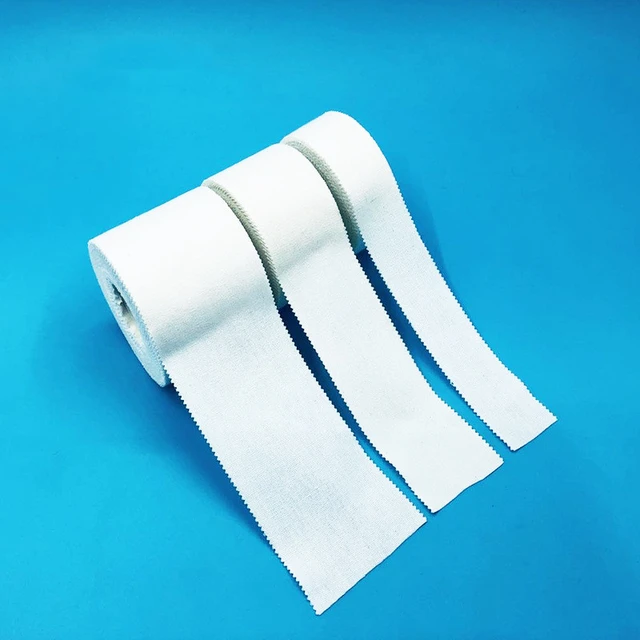 ALPIDEX 3 x Sport Tape 2,5 cm x 10 m Ruban Adhésif Sport Blanc Band