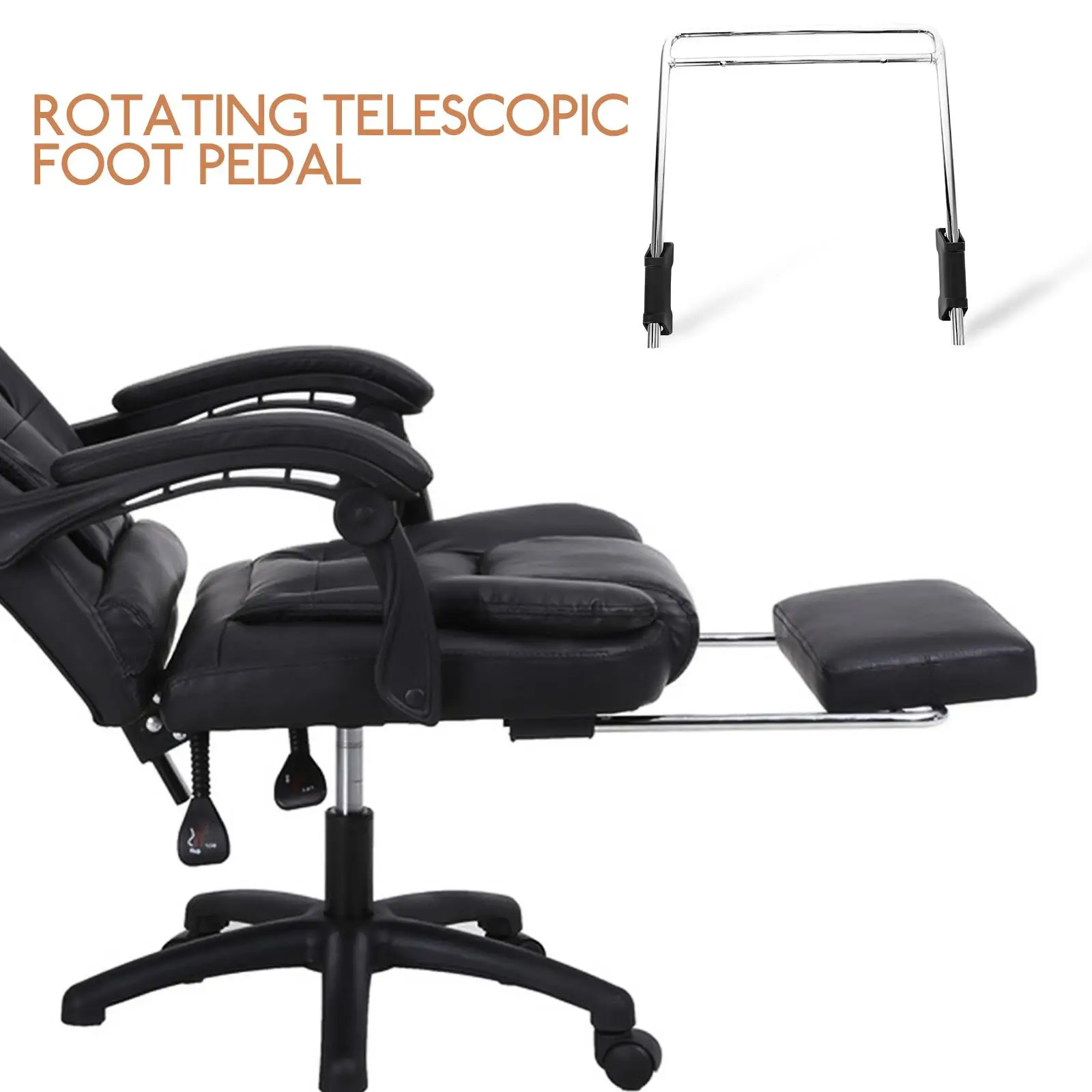 Desk Chair Footrest Attachment ErgoUP Double Leg Rest For Office Chair