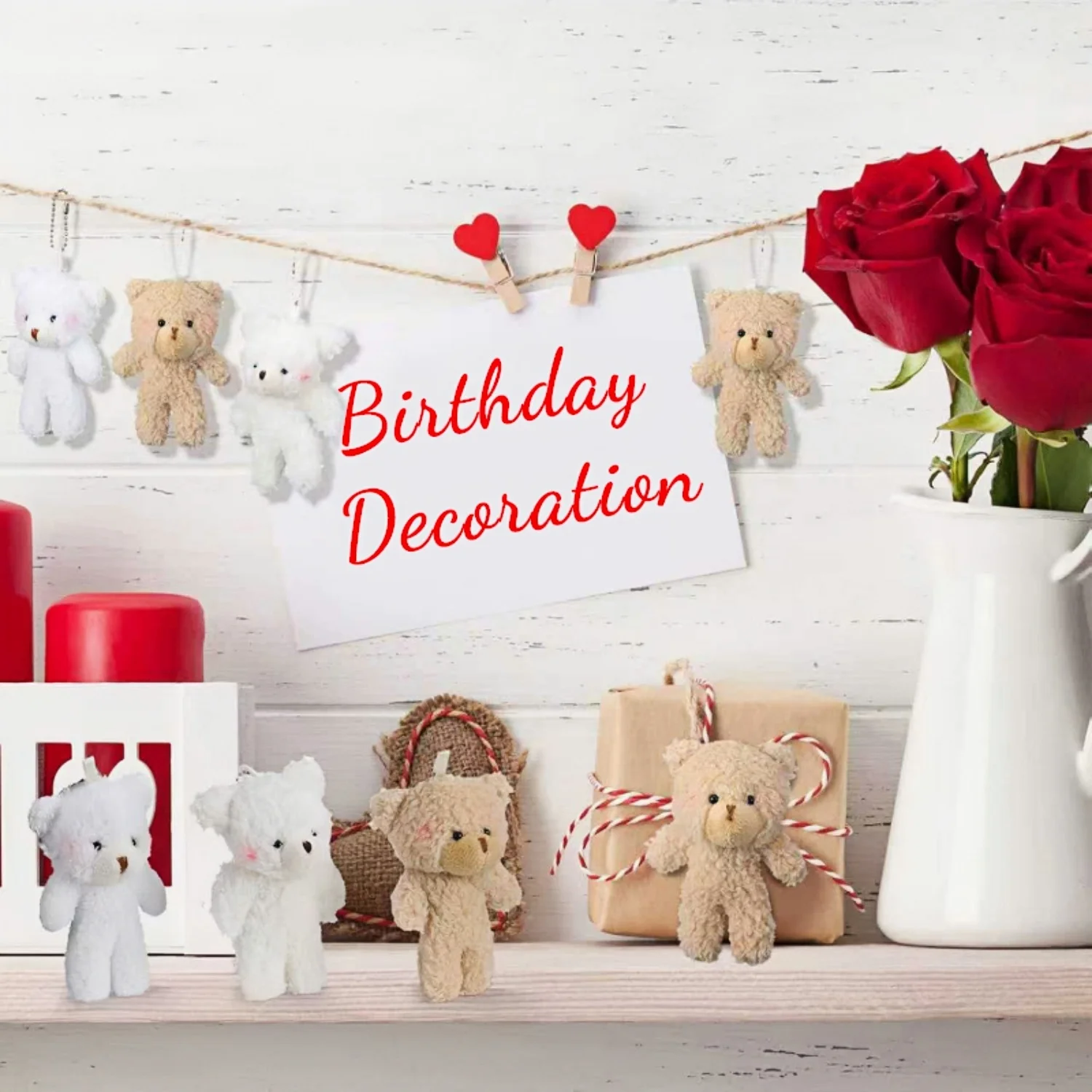 Teddy Bears Stuffed Plush Toy 10/20/30pcs 4.7In DIY Gift