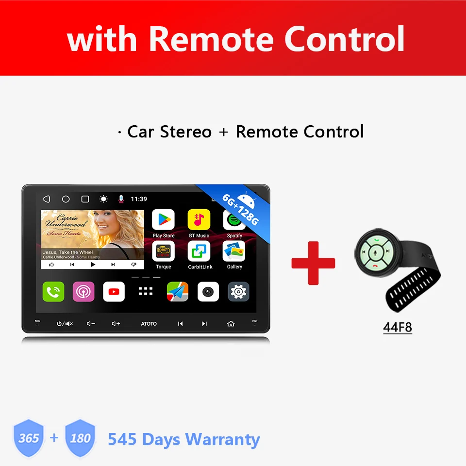 ATOTO 9 inch 6G+128G Android Car Stereo Touch Screen Wireless