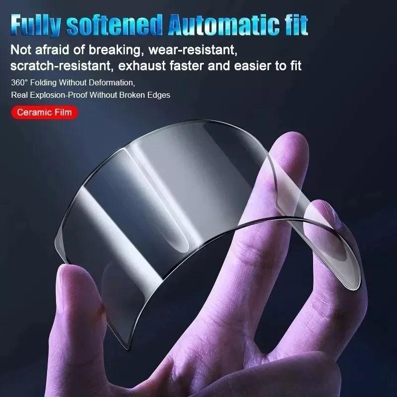 Triple Pack Soft Matte Ceramic Film Screen Protector - Anti-Break, Not Glass